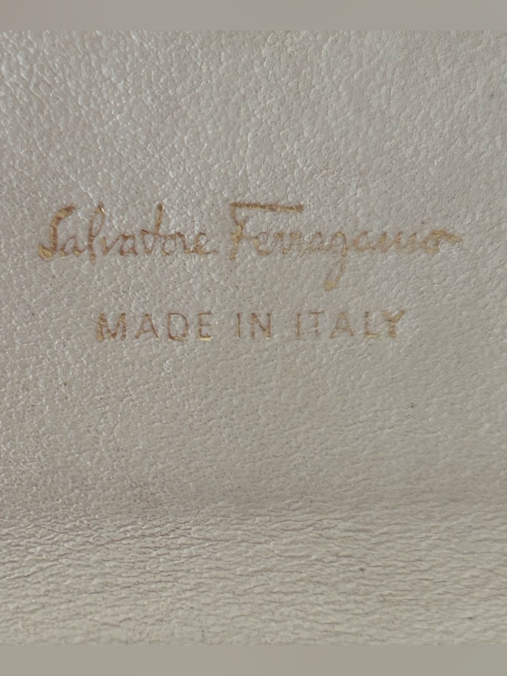 Salvatore Ferragamo Lizard Embossed Long Wallet GUC - Picture 9 of 10
